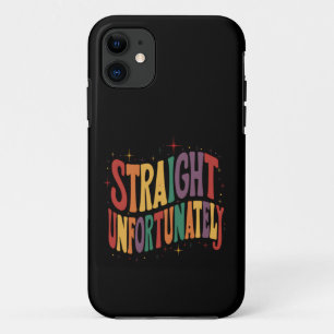 Funda Para iPhone 11 Heterosexual Desafortunadamente Genial Orgullo LGB