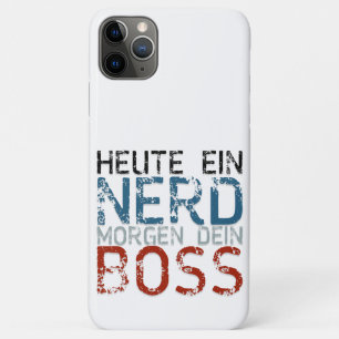Funda Para iPhone 11 Pro Max Heute en Nerd, morgen dein Boss