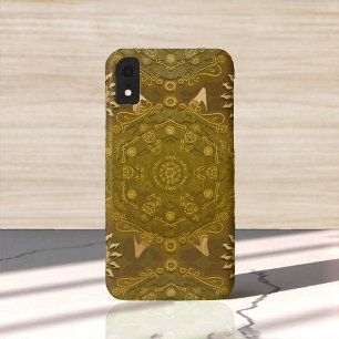 Funda Para iPhone XR Hexa Golden Ursidae moderno