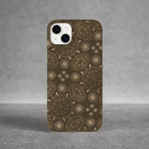 Funda Para iPhone 14 Plus De Case-Mate Hexa Sepia Golden Ursidae