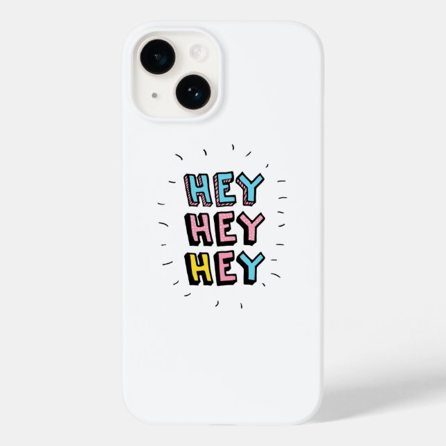 Funda De Case-Mate Para iPhone Hey Hey Hey Hey (Reverso )