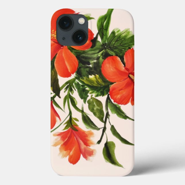 Funda De Case-Mate Para iPhone Hibiscus (Reverso)