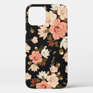 Funda Para iPhone 12 Hibiscus Floral: diseño de patrones sin foco