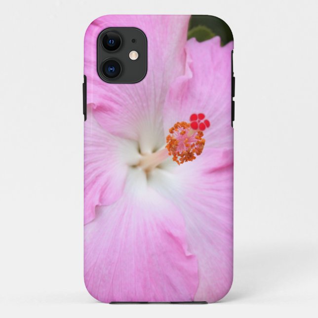 Funda De Case-Mate Para iPhone Hibiscus tropical Hawaii rosa (Reverso)