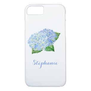 Funda Para iPhone 8/7 Hidrangea azul acuarela