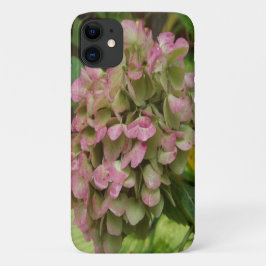 Funda Para iPhone 11 Hidrangea de otoño con hojas de Hosta dorada