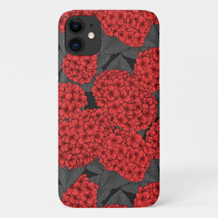 Funda Para iPhone 11 Hidrangea roja