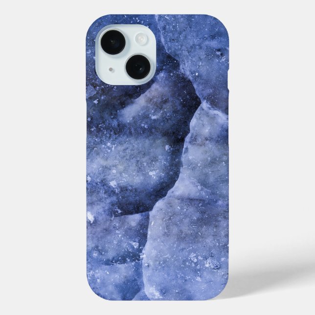 Funda De Case-Mate Para iPhone Hielo azul (Reverso )