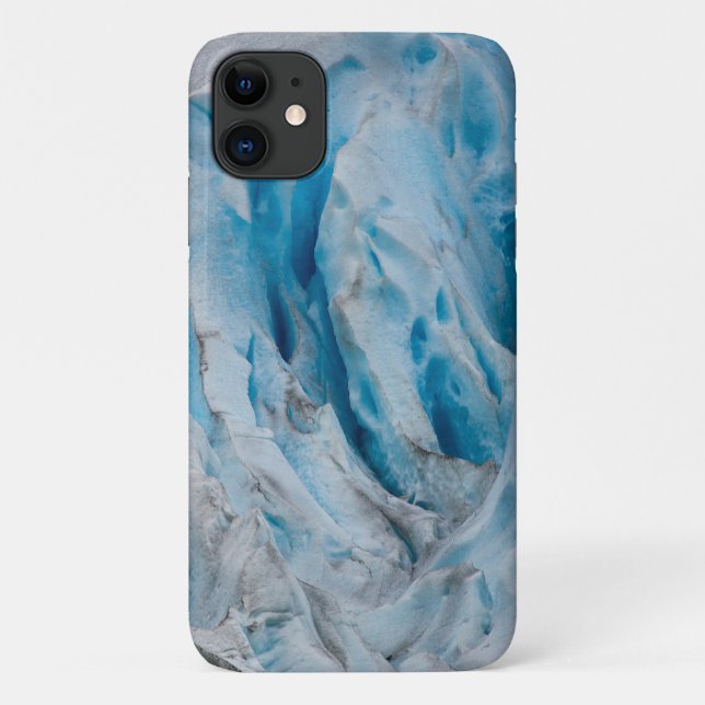 Funda De Case-Mate Para iPhone Hielo glaciar azul (Reverso)
