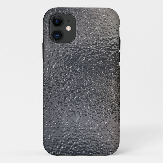 Funda De Case-Mate Para iPhone Hielo negro | Personalizado (Reverso)