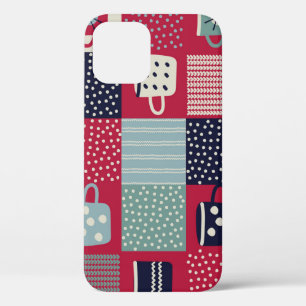 Funda Para iPhone 12 Higge escandinavo: mezcla de patrones rústicos