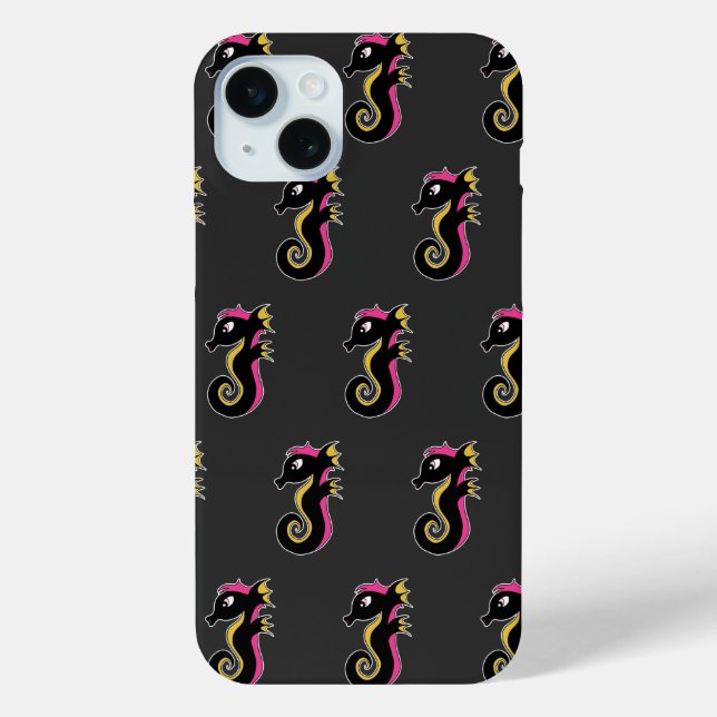 Funda De Case-Mate Para iPhone Hijahorse de Neon (Reverso )