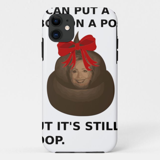 Funda De Case-Mate Para iPhone Hillary Poop (Reverso)