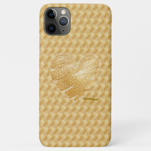 Funda Para iPhone 11 Pro Max Hilo de estuche para iPhone Gold