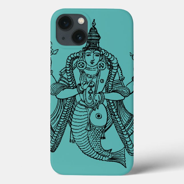 Funda De Case-Mate Para iPhone Hinduism: Vishnu (Reverso)
