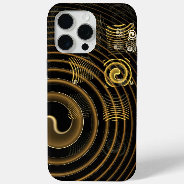 Funda De Case-Mate Para iPhone Hipnosis Arte abstracto (Reverso )