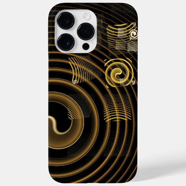 Funda De Case-Mate Para iPhone Hipnosis Arte abstracto (Reverso)
