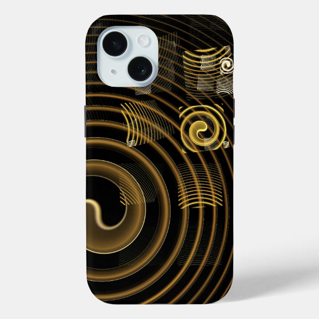 Funda De Case-Mate Para iPhone Hipnosis Arte abstracto (Reverso )