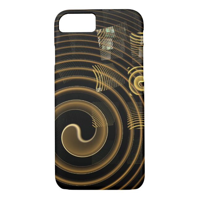 Funda De Case-Mate Para iPhone Hipnosis Arte abstracto (Reverso)