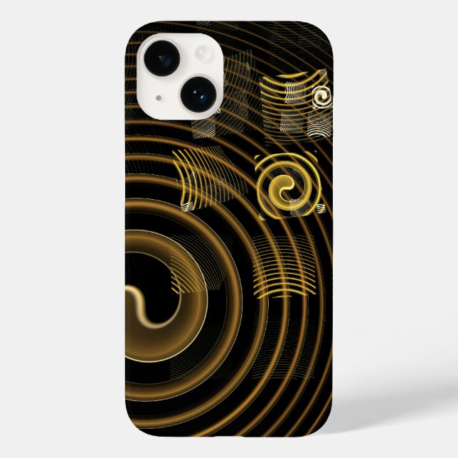 Funda De Case-Mate Para iPhone Hipnosis Arte abstracto (Reverso )