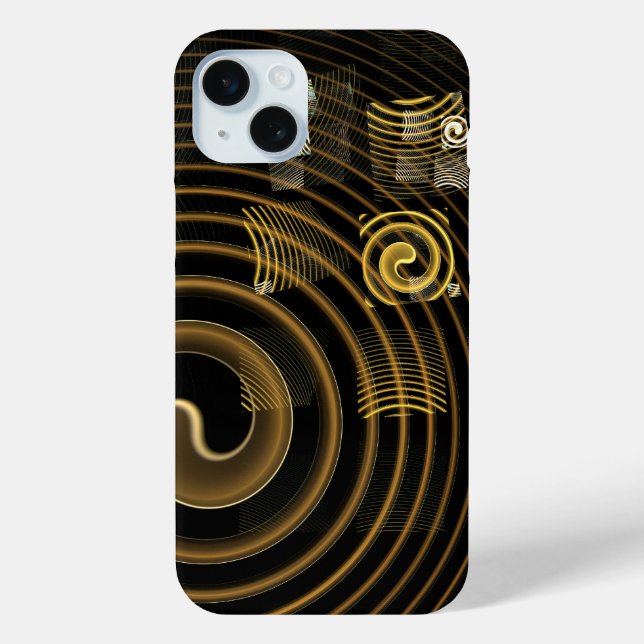 Funda De Case-Mate Para iPhone Hipnosis Arte abstracto (Reverso )