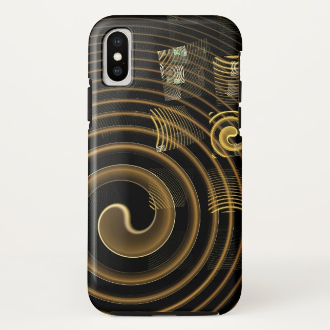 Funda De Case-Mate Para iPhone Hipnosis Arte abstracto (Reverso)