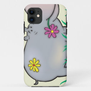 Funda Para iPhone 11 hipopótamo hippie lindo