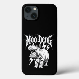 Funda Para iPhone 13 Hipopótamo Moo Deng Bebé Hipopótamo Lindo Death Me