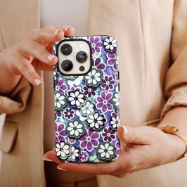Funda Para iPhone 13 Pro Max Hippie iPhone de los años 60 púrpura | Hippie iPho