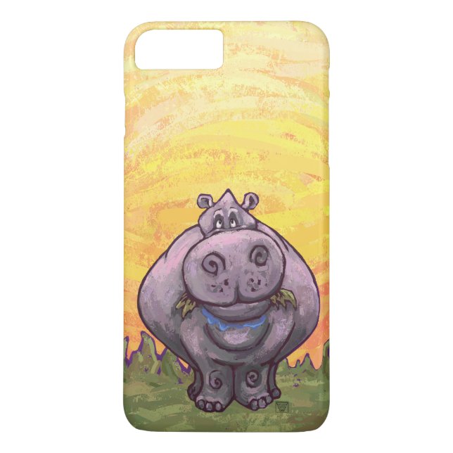 Funda De Case-Mate Para iPhone Hippopótamo Electronics (Reverso)