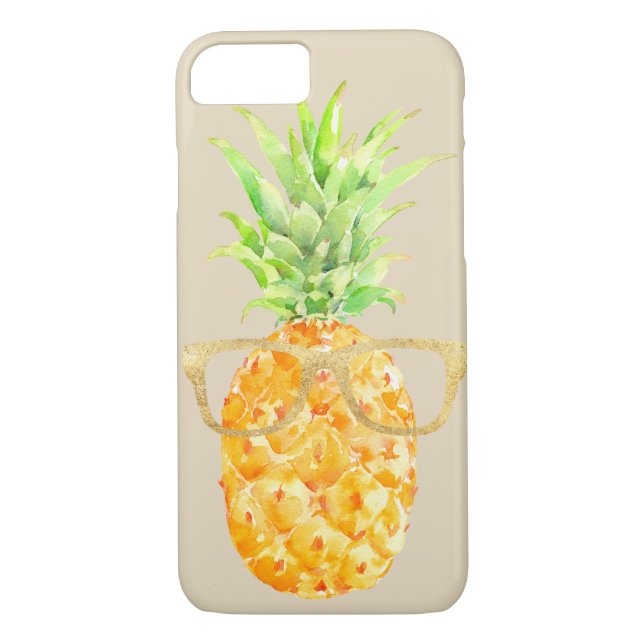 Funda De Case-Mate Para iPhone Hipster Pineapple (Reverso)