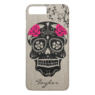 Funda Para iPhone 8 Plus/7 Plus Hipster Sugar Skull Personalizado