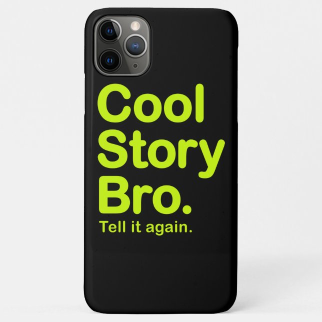 Funda De Case-Mate Para iPhone Historia fresca Bro. (Reverso)