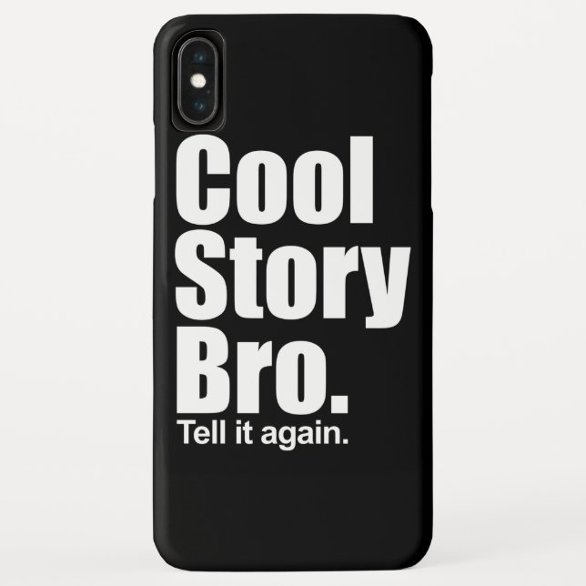 Funda De Case-Mate Para iPhone Historia fresca Bro. (Reverso)