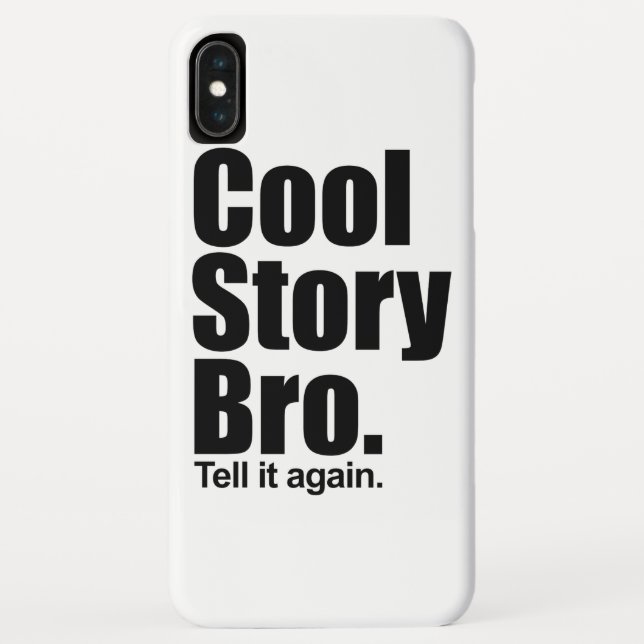 Funda De Case-Mate Para iPhone Historia fresca Bro. (Reverso)