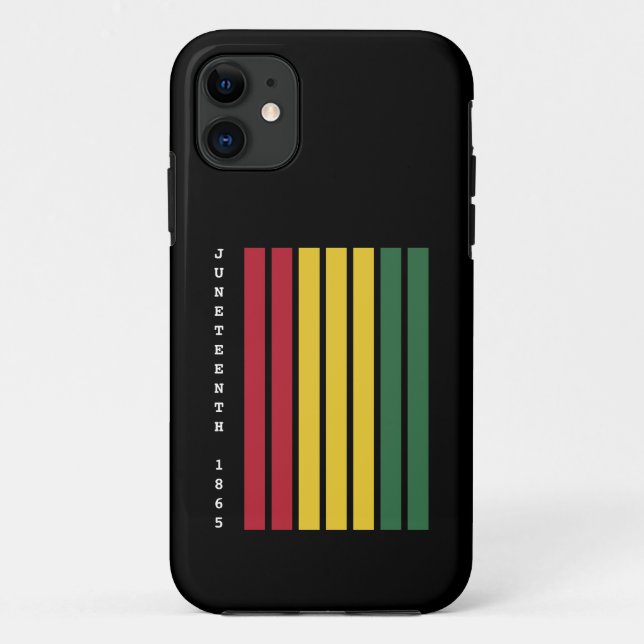 Funda De Case-Mate Para iPhone Historia negra afroamericana 1865 (Reverso)