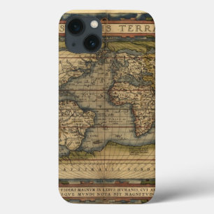 Funda Para iPhone 13 Histórico Atlas del Mapa Mundial de Vintage