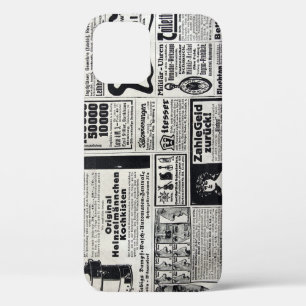Funda Para iPhone 12 Histórico Kiev: Ilustracion de periódico de 1917