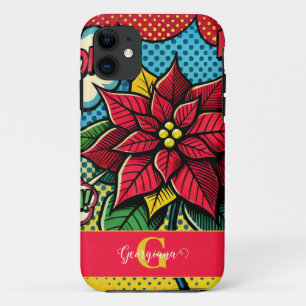 Funda Para iPhone 11 Historieta retro personalizada libro pop arte Poin
