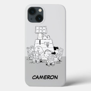 Funda Para iPhone 13 Historietas de lectura de juegos de maní