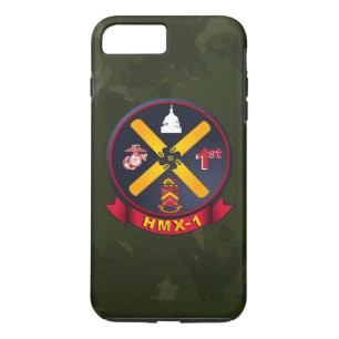 Funda Para iPhone 8 Plus/7 Plus HMX-1 "infante de marina uno" Camo verde oscuro
