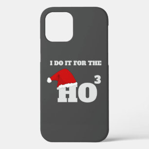 Funda Para iPhone 12 Ho Ho Ho Gracioso regalo de vacaciones de texto