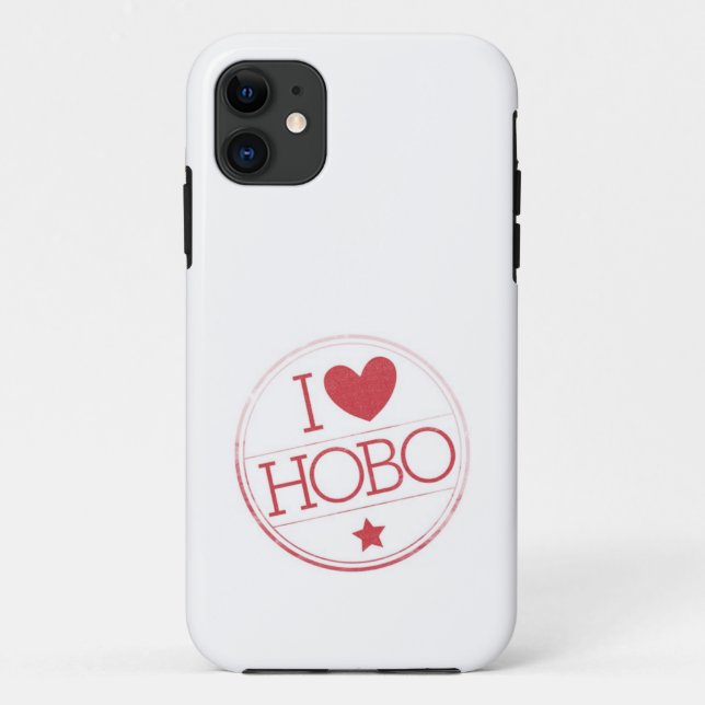 Funda De Case-Mate Para iPhone HOBO I (del corazón) (Reverso)