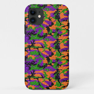 Funda Para iPhone 11 HOC Monstruo Brillo Edición Halloween Camo