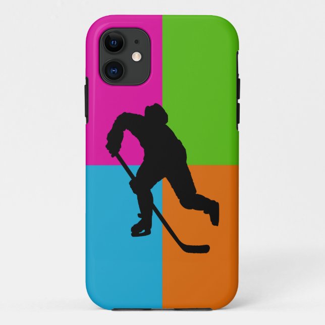 Funda De Case-Mate Para iPhone hockey sobre hielo (Reverso)