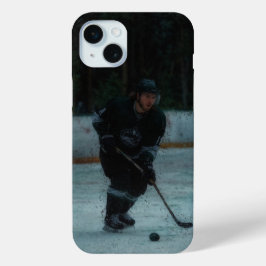 Funda Para iPhone 15 Mini Hockey sobre hielo calentando