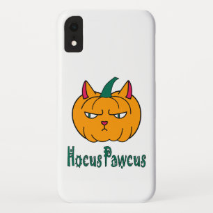 Funda Para iPhone XR Hocus pawcus Halloween calabaza gato jengibre magi