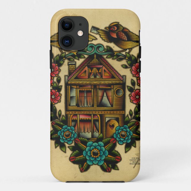 Funda De Case-Mate Para iPhone hogar dulce casero (Reverso)