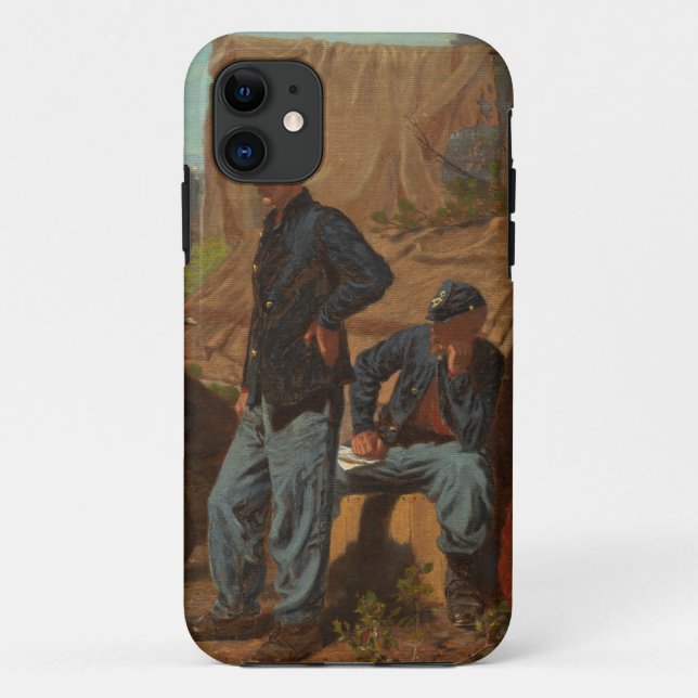 Funda De Case-Mate Para iPhone Hogar, hogar dulce, c.1863 (aceite en lona) (Reverso)