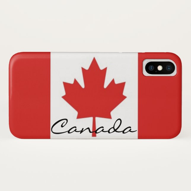 Funda De Case-Mate Para iPhone Hoja de arce canadiense (Reverso (horizontal))